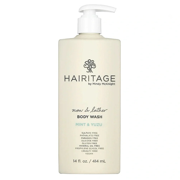 Hairitage Mint & Yuzu Body Wash 14oz - Picture 1 of 1